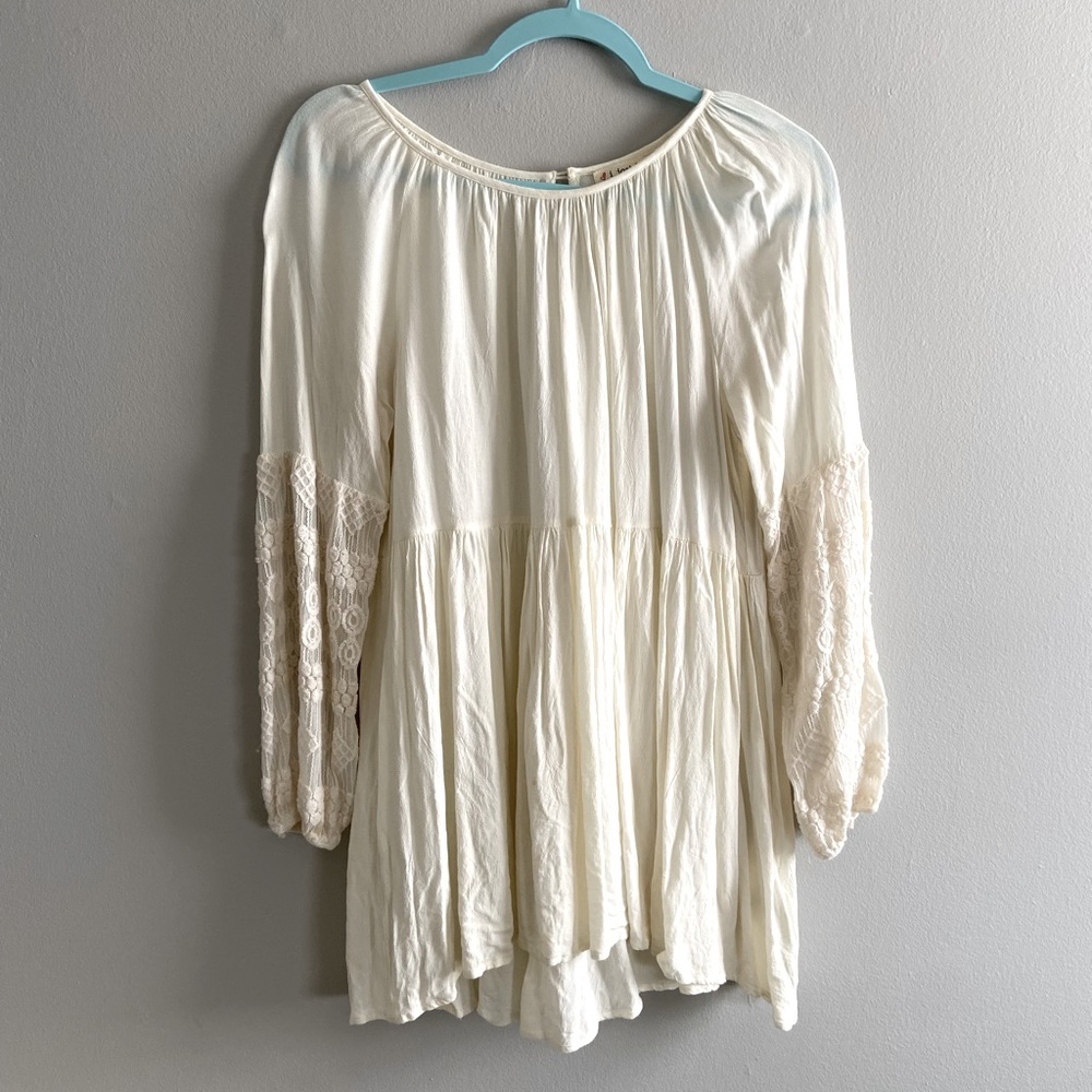 Off white summery mini dress size small